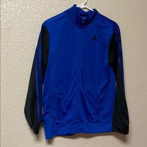 ADDIDAS blue and black sweatshirt